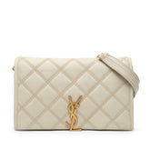 Quilted Lambskin Diamond Becky Chain Wallet