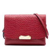 Embossed Grained Leather Langley Crossbody