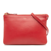 Small Lambskin Trio Crossbody