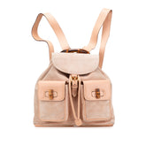 Suede Bamboo Backpack