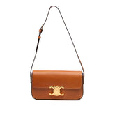 Shiny Calfskin Claude Shoulder Bag