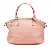 Medium Leather GG Charm Dome Satchel