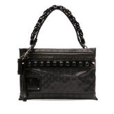GG Imprime Studded Shoulder Bag