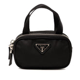 Mini Tessuto Double Zip Handbag