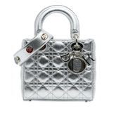 Small Metallic Grained Calfskin Cannage My ABCDior Lady Dior