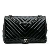 Jumbo Classic Chevron Patent Single Flap
