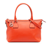 Dollar Calfskin GG Charm Satchel