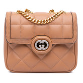 Mini Leather Deco Chain Shoulder Bag