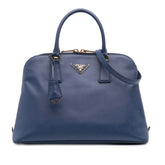 Medium Saffiano Lux Promenade Satchel