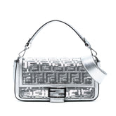 Nicki Minaj Medium Sequined PVC FF 1974 Baguette Satchel