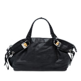 Medium Leather Bamboo Bar Tote