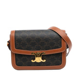 Classique Triomphe Coated Canvas and Calfskin Triomphe Crossbody