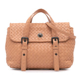 Intrecciato Flap Satchel