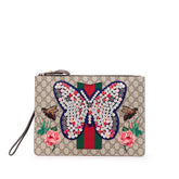 GG Supreme Web Butterfly Clutch