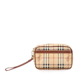 Haymarket Check Coated Canvas Clutch