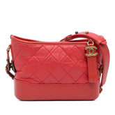 Small Chevron Lambskin Gabrielle Crossbody