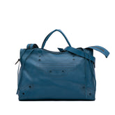 Leather Motocross Blackout City Satchel