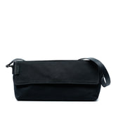 Canvas Baguette Shoulder Bag