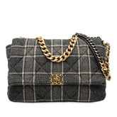 Maxi Quilted Wool 19 Flap