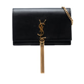 Smooth Calfskin Monogram Kate Tassel Chain Wallet