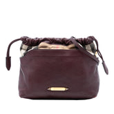 House Check Canvas and Calfskin Little Crush Crossbody