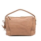 Medium Pebbled Calfskin Bella Shoulder Bag