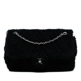 Jumbo Quilted Shearling Single Flap