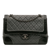 Paris Salzburg Jumbo Bicolor Quilted Lambskin Tyrolean Flap