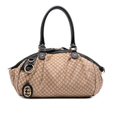 Diamante Canvas Sukey Satchel