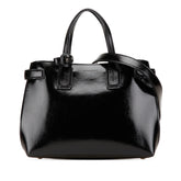 Small Soft Calfskin Banner Satchel