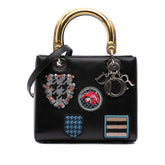 Medium Calfskin Patch Embellished Lady Dior