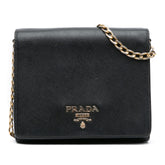 Saffiano Chain Crossbody