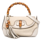 Medium GG Canvas New Bamboo Satchel