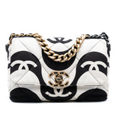 Medium Printed Silk 19 Flap