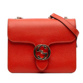 Small Dollar Calfskin Interlocking G Crossbody