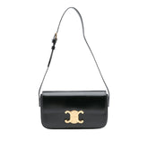 Shiny Calfskin Claude Shoulder Bag