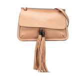 Medium Leather Bamboo Daily Crossbody