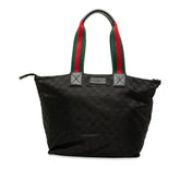 GG Canvas Web Tote