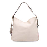 Medium Pebbled Calfskin Web Heritage Shoulder Bag