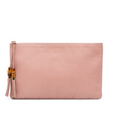 Calfskin Bamboo Tassel Clutch