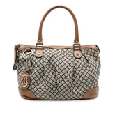 Diamante Canvas Sukey Satchel