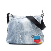 Printed Denim Speedway Crossbody