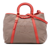 Canvas Canapa Logo Bow Satchel