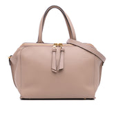 Anagram Leather Zipper Bag