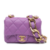 Mini Quilted Lambskin Funky Town Flap