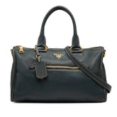 Vitello Daino Zip Top Satchel