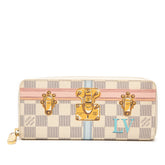 Damier Azur Summer Trunks Zippy Long Wallet