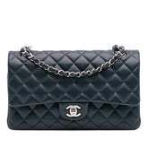 Medium Classic Lambskin Double Flap