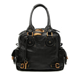 Large Grained Leather Paddington Handbag