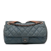 Jumbo Iridescent Calfskin In The Mix Flap